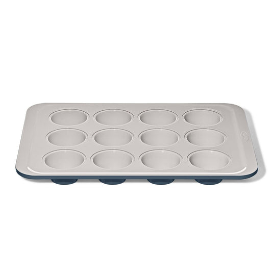 non-stick-pro-ceramic-coated-metal-bakeware-12-cup-muffin-pan-storm-blue-l7 oxo_12-cup-muffin-pan-stormblue_apdp_00_main.jpg