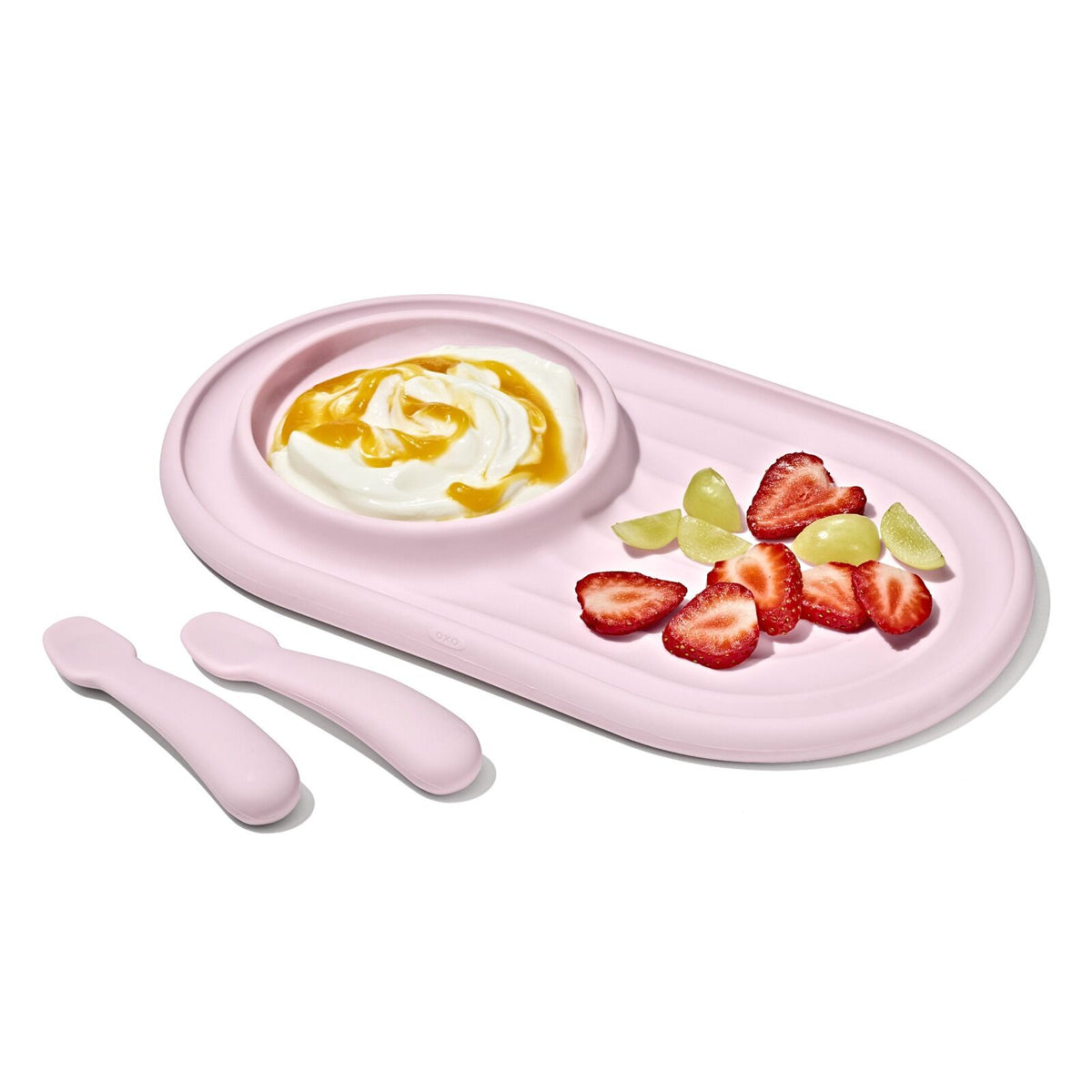 textured-suction-plate-and-spoons-set-3-piece-s3 tot_61177300_developmental-plate-2-spoon-set-blossom_apdp_00_main.jpeg